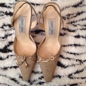 Jimmy Choo sling back pumps